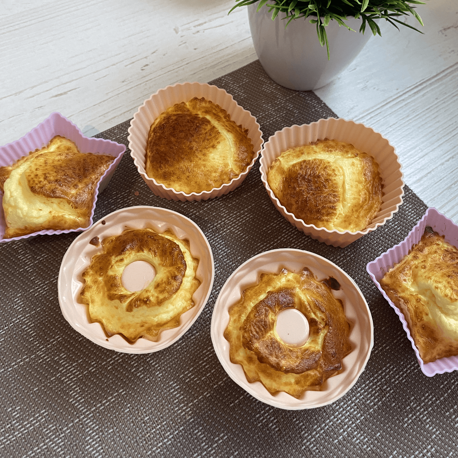 Delicate Cottage Cheese Muffins